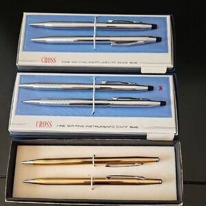 Silver and Gold Tone Pen Set